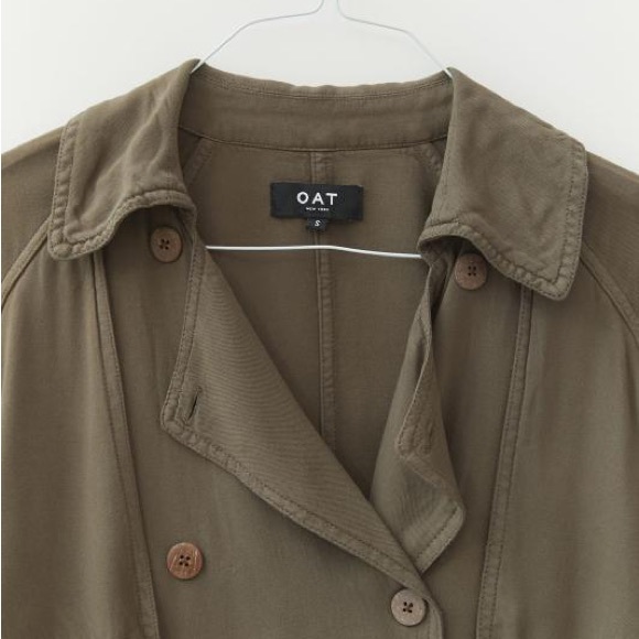 UO OAT New York Fem Short Trench Coat - Picture 4 of 6